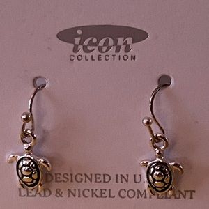 Icon Collection Sea Turtle Earrings- brand new